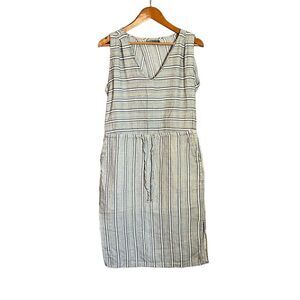 Prana‎ striped drawstring dress. Size small